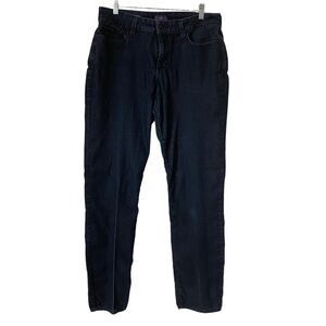 NYDJ Samantha Slim Jeans Womens Size 12 Blue Stretch High Rise Lift & Tuck